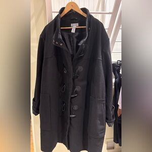 Catherines Black Toggle Pea Coat